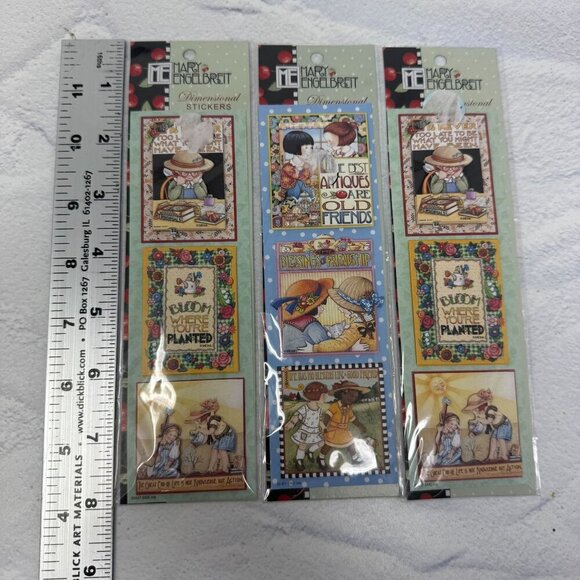 Mary Engelbreit Dimensional Stickers Pooch & Sweetheart 3 packs Scrapbooking - Picture 3 of 4